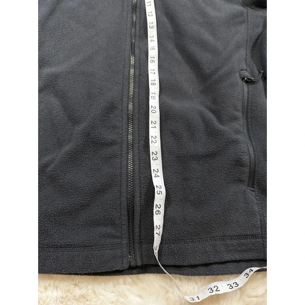 The North Face Fleece Jacket Black Full Zip Hiking Gorpcore Casual Athleisure M